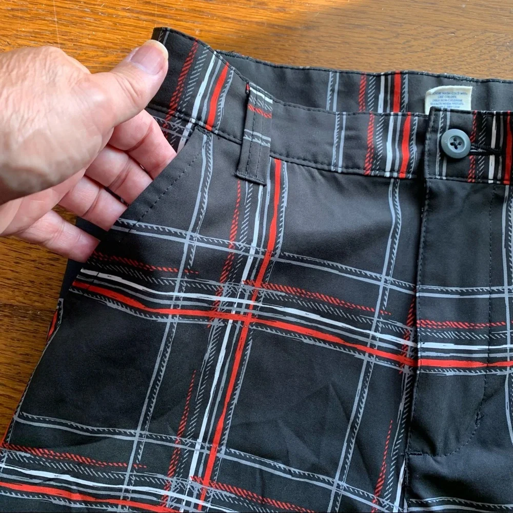 Ocean Pacific Boy’s Board Shorts Plaid Size 14